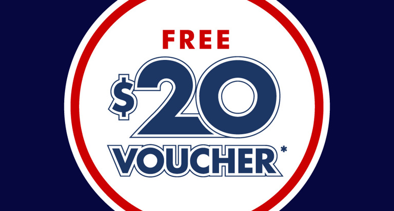 Claim your FREE $20 Voucher!