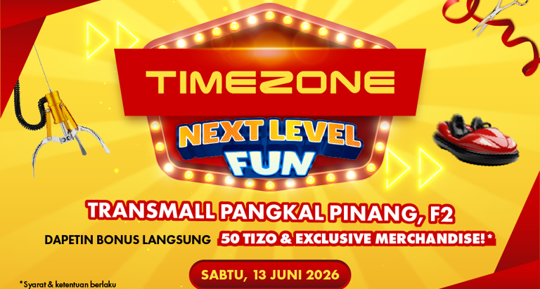 Wahana Bermain di Bangka Belitung : Timezone Transmall Pangkal Pinang