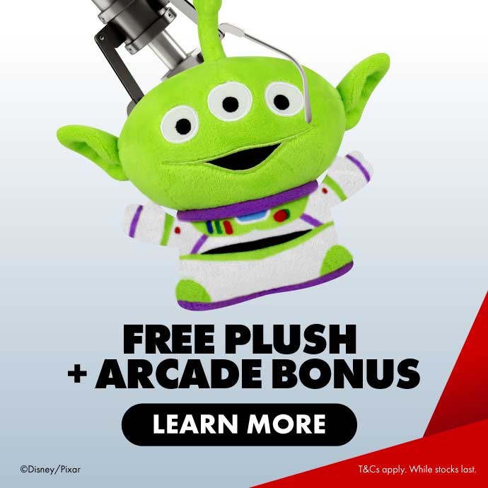 Free Plush & Arcade Bonus