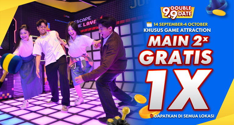 Main 2x Gratis 1x