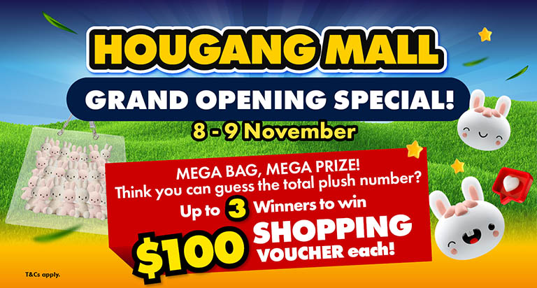 Welcome to Hougang Mall!