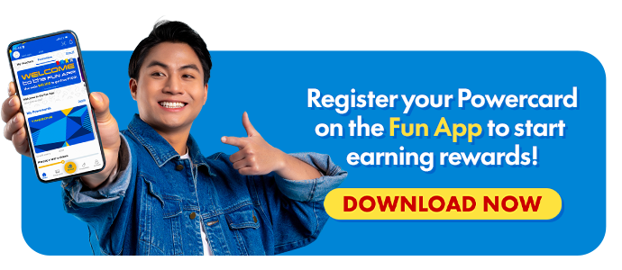 register powercard for timezone rewards