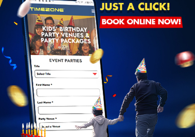 Book your birthday online